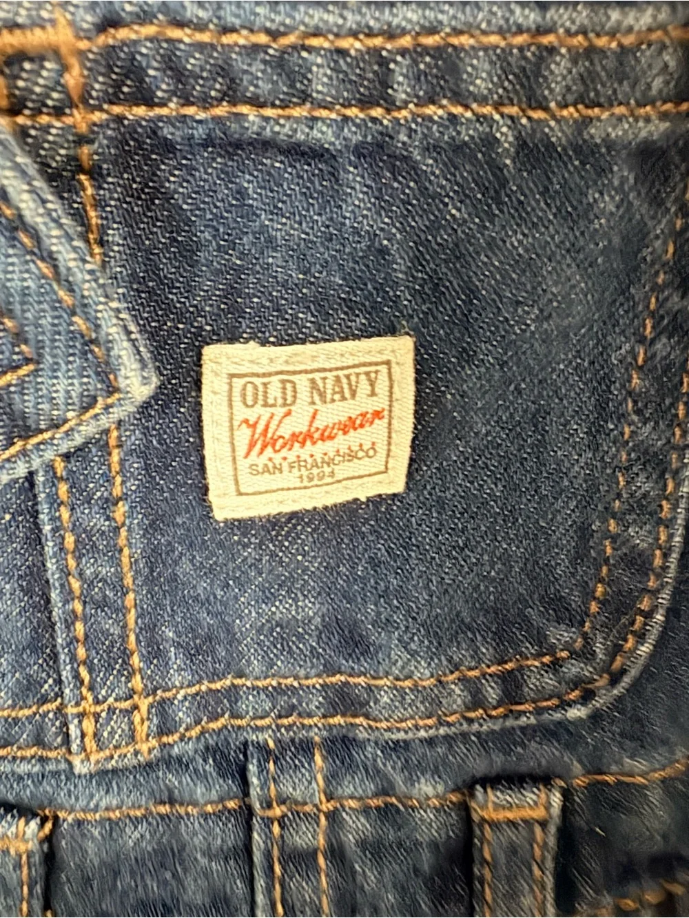 Old Navy Baby Overalls Denim Shortalls - Classic Blue